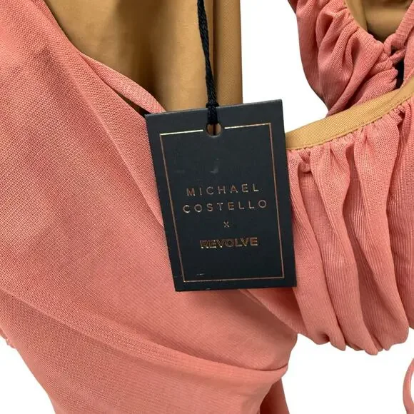 NWT‎ Michael Costello x REVOLVE Follie Gown in Mauve Women’s Size Small - Picture 7 of 7
